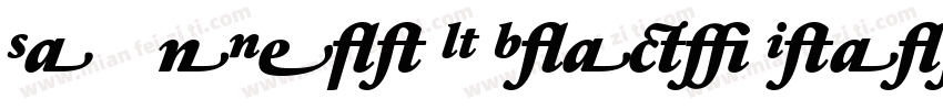 SabonNext LT Black Italic Old Style字体转换